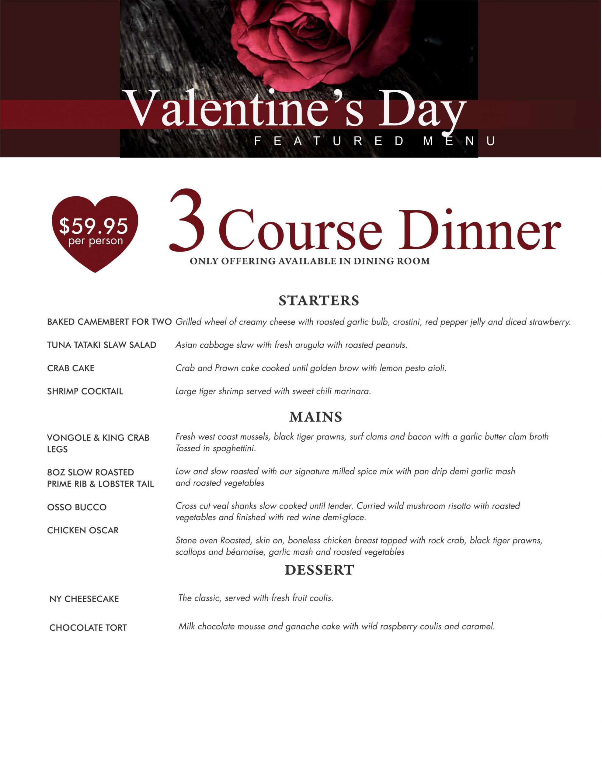 Valentines Dinner Menus
 valentine menu dinner DriverLayer Search Engine