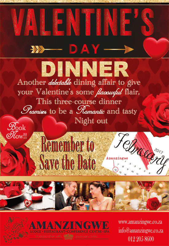Valentines Dinner Special
 Hartbeespoort Special fers Discounts Deals and