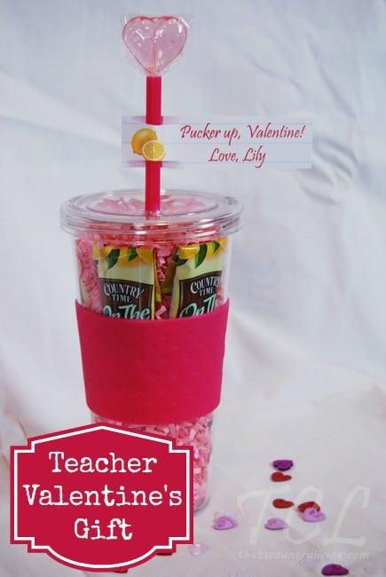 Valentines Teacher Gift Ideas
 Teacher Valentine s Day Gift Idea Drink Tumbler