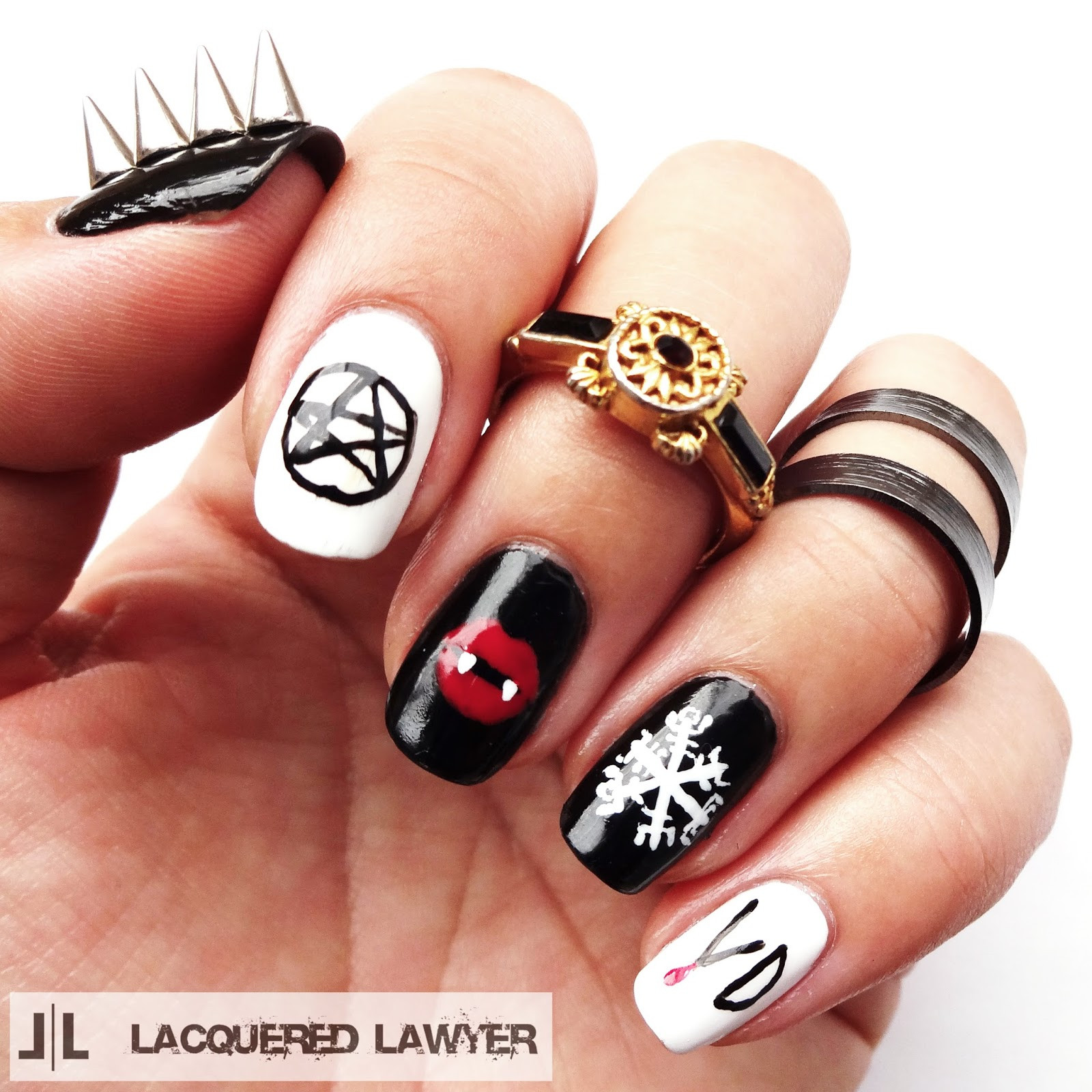 Vampire Nail Designs
 Lacquered Lawyer