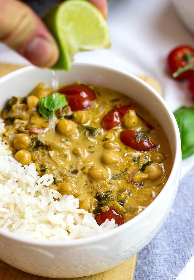 Vegan Chickpea Recipes
 Chickpea Curry Ready in 25 mins vegan and soooooo worth it
