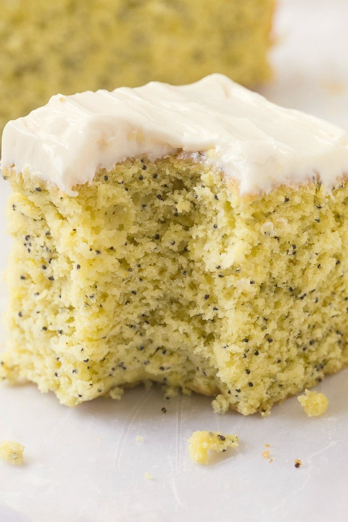 Vegan Lemon Poppy Seed Cake
 Healthy Flourless Lemon Poppy Seed Breakfast Cake