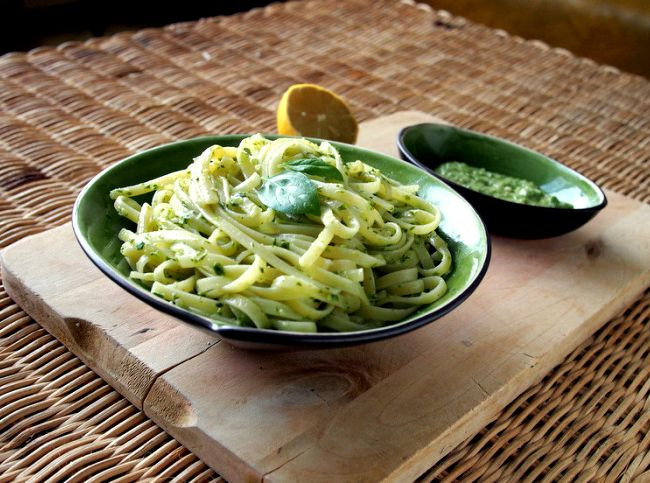 Vegan Pesto Sauce Recipe
 Vegan pesto sauce recipe with miso