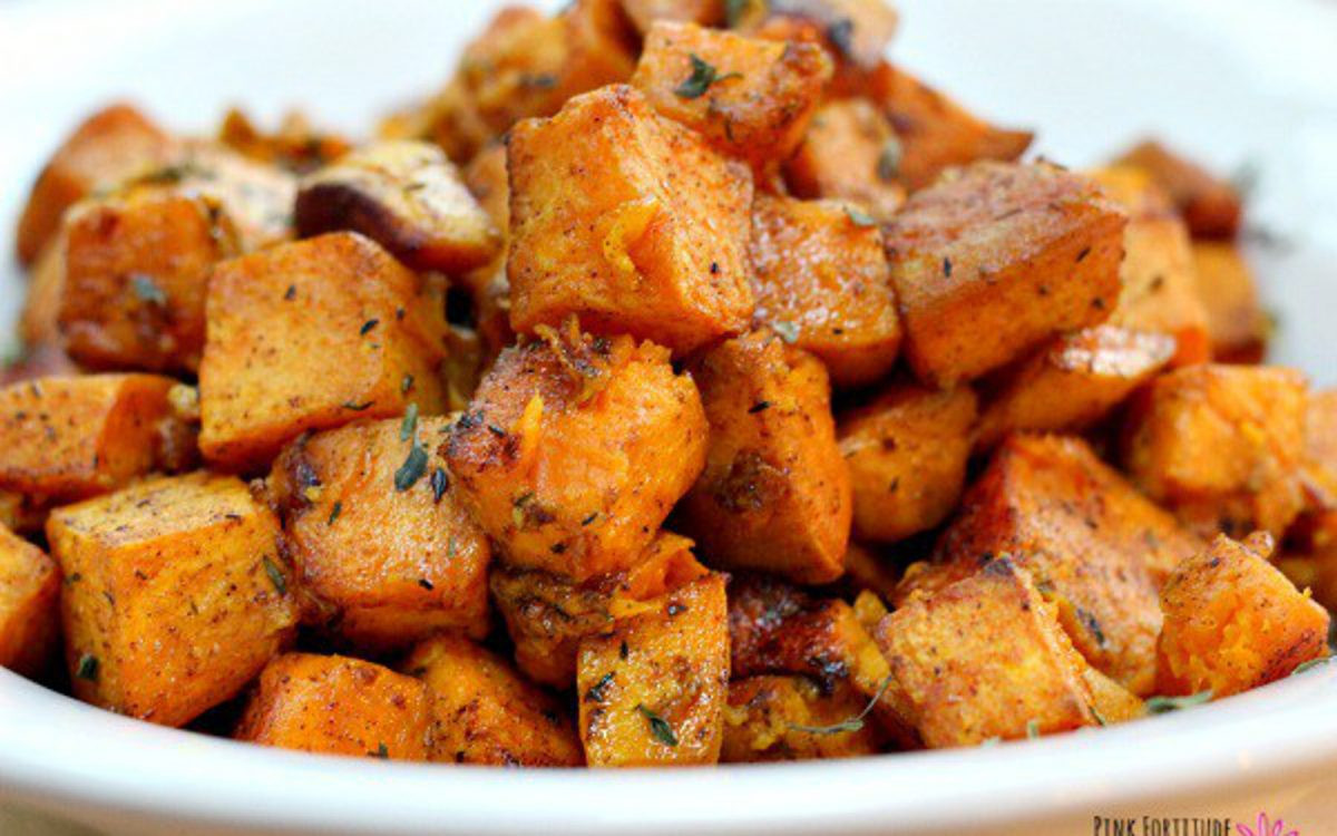 Vegan Recipes With Potatoes
 Cinnamon Turmeric Sweet Potatoes [Vegan]