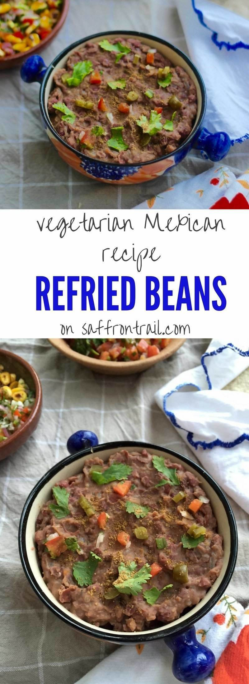 Vegan Refried Bean Recipes
 Refried Beans Frijoles Refritos Ve arian Mexican