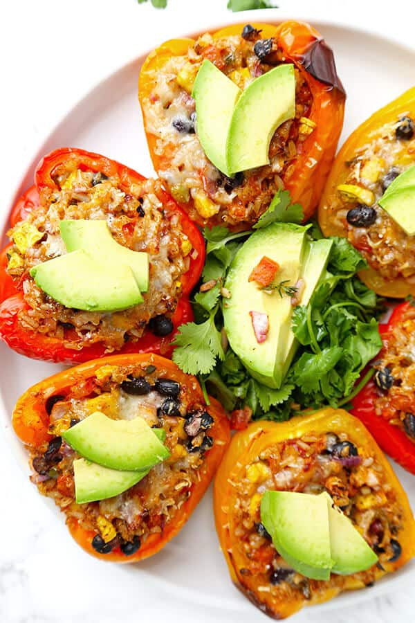 Vegan Stuffed Bell Peppers Recipe
 Ve arian Stuffed Peppers Pickled Plum Food And Drinks