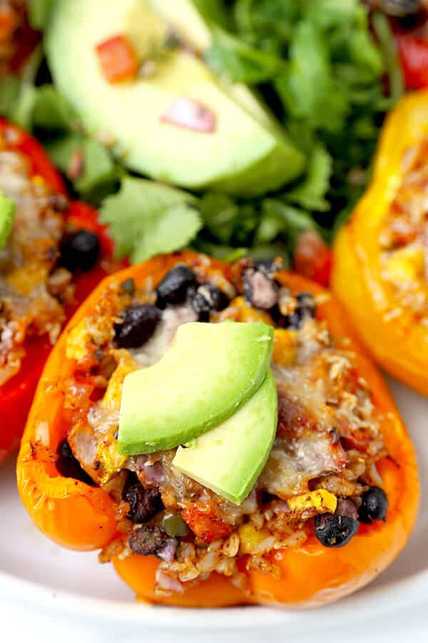 Vegan Stuffed Bell Peppers Recipe
 Ve arian Stuffed Peppers Pickled Plum Food And Drinks