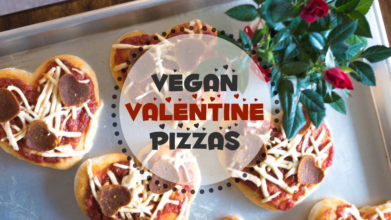 Vegan Valentine'S Day Recipes
 Vegan Valentine s Day Recipe ♡ Heart Shaped Pizza