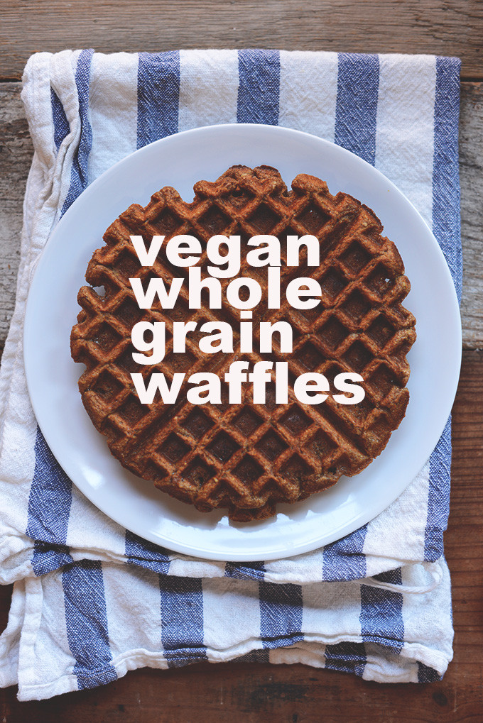 Vegan Whole Wheat Waffles
 Vegan Whole Grain Waffles