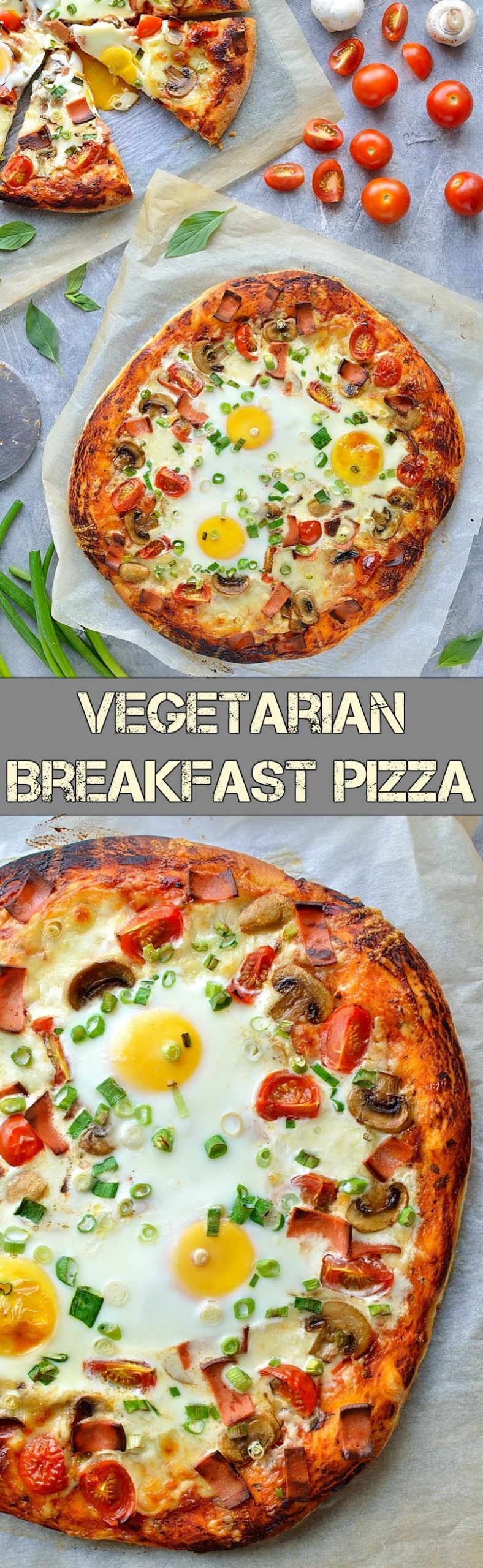 Vegetarian Breakfast Pizza
 Ve arian Breakfast Pizza Domestic Gothess
