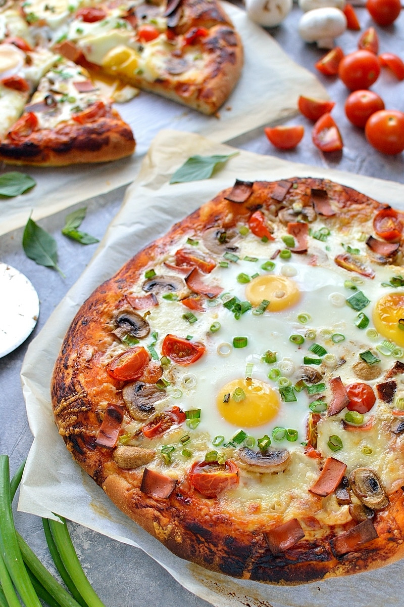 Vegetarian Breakfast Pizza
 Ve arian Breakfast Pizza Domestic Gothess