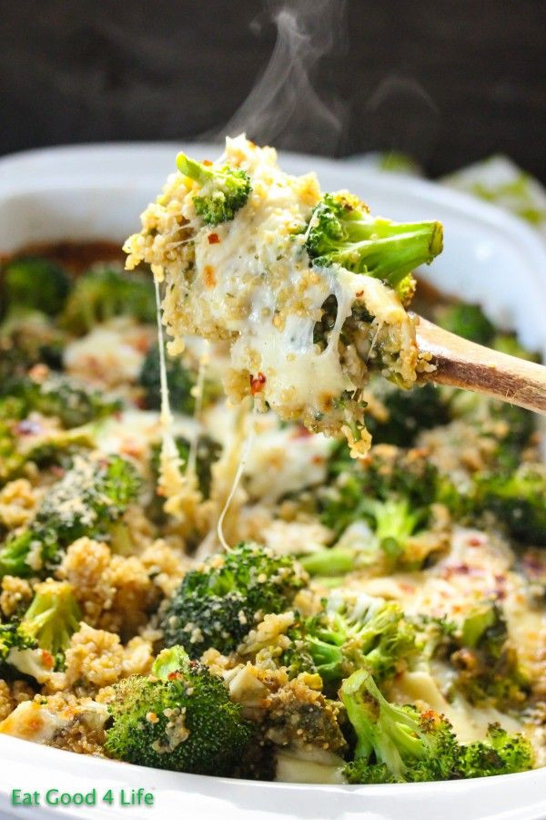 Vegetarian Broccoli Recipe
 Cheesy Broccoli Quinoa Casserole Recette