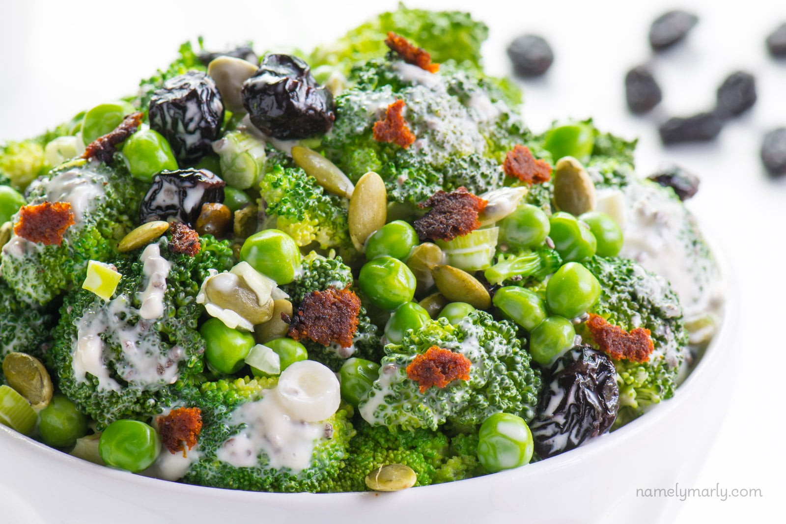 Vegetarian Broccoli Recipe
 Easy Vegan Broccoli Salad Recipe with Veggie Bacon