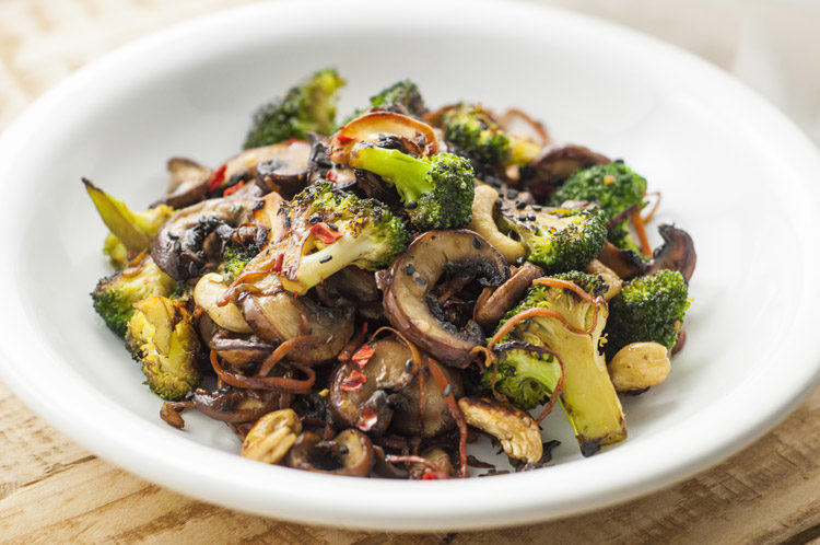 Vegetarian Broccoli Recipe
 Broccoli and Mushroom Stir Fry