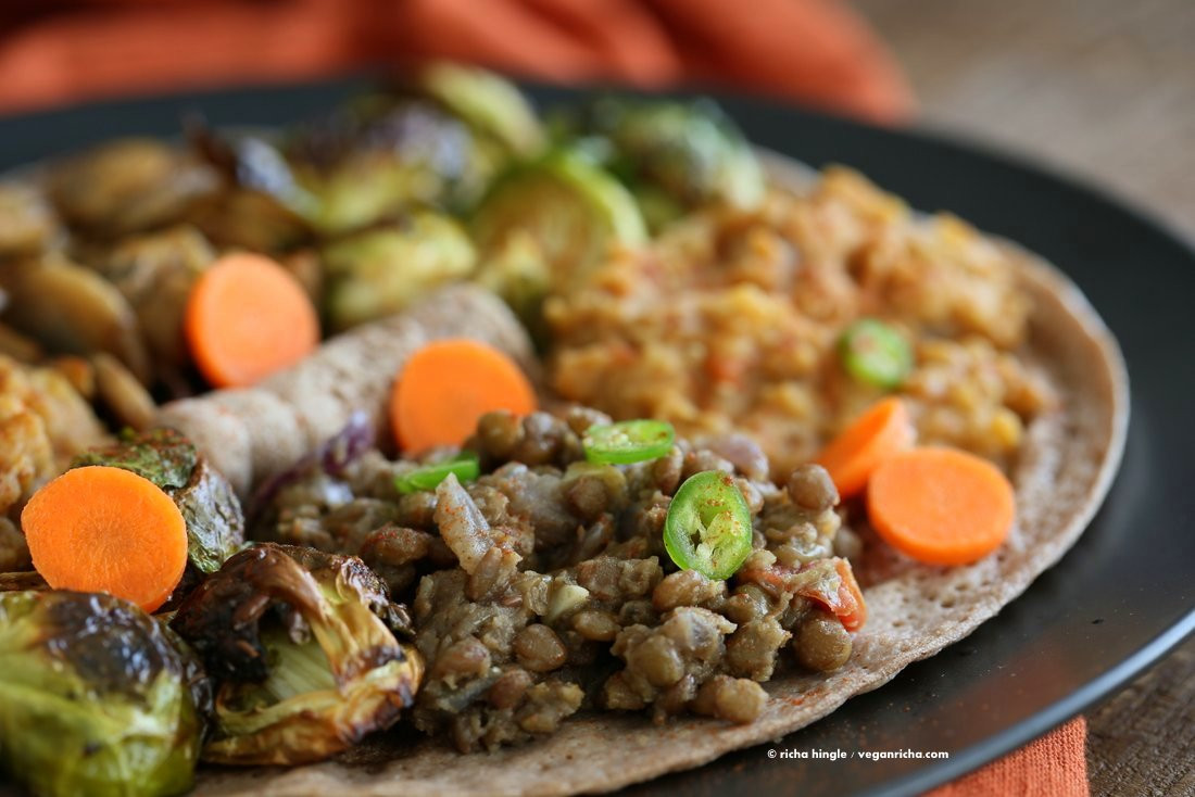 Vegetarian Ethiopian Recipes
 Teff Love Review Ye difin Misser Alicha Lentils in