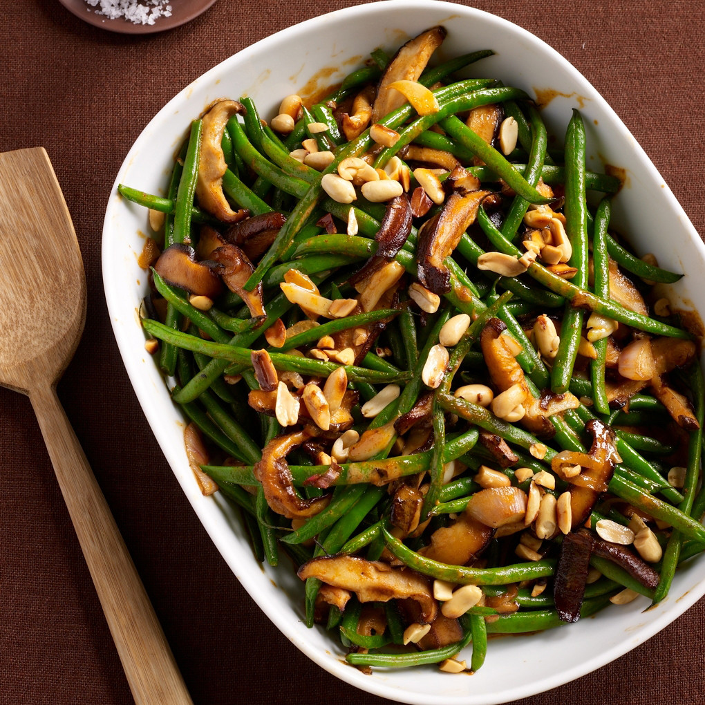 Vegetarian Green Bean Casserole
 Green Bean Casserole with Red Curry and Peanuts Recipe