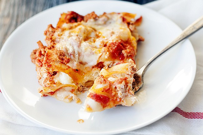 Vegetarian Lasagna Epicurious
 Turkey Lasagna by Heather Kinnaird