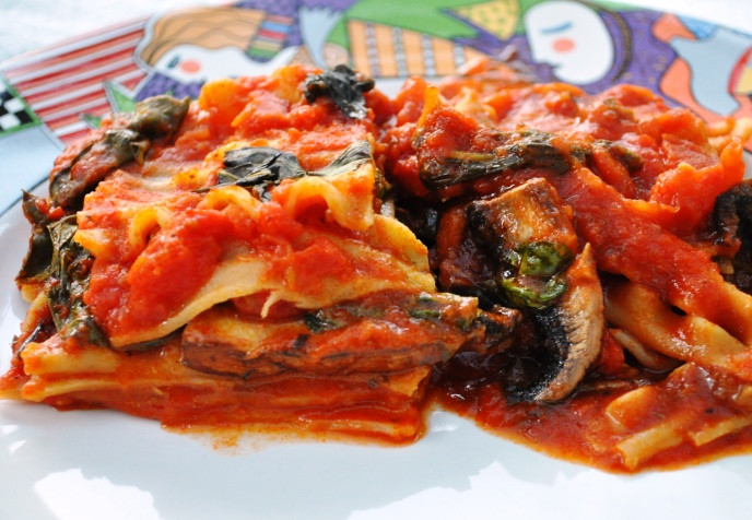 Vegetarian Lasagna Recipe Spinach
 Eggplant and Spinach Ve arian Lasagna
