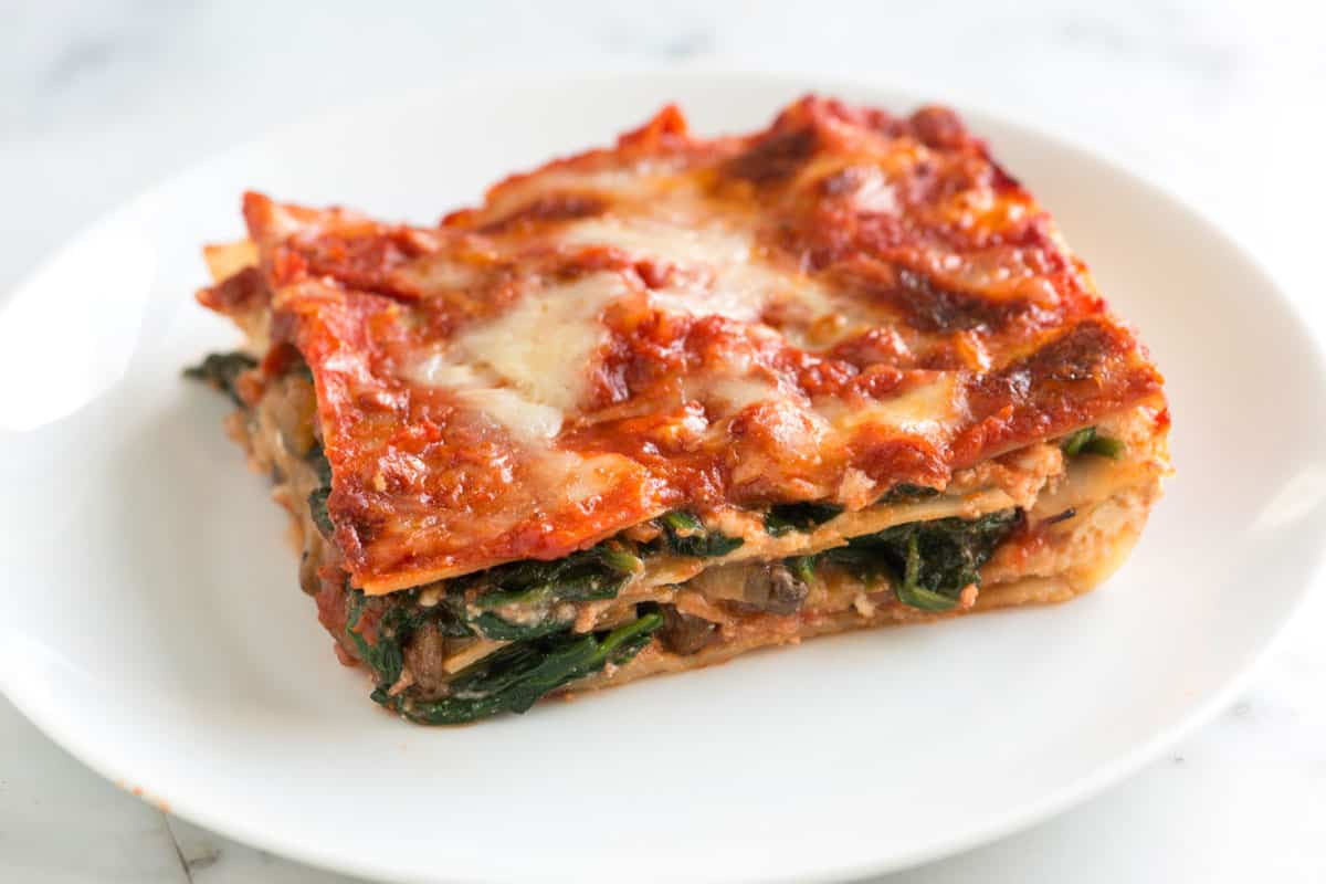 Vegetarian Lasagna Recipe Spinach
 Healthy Spinach Lasagna Recipe with Mushrooms