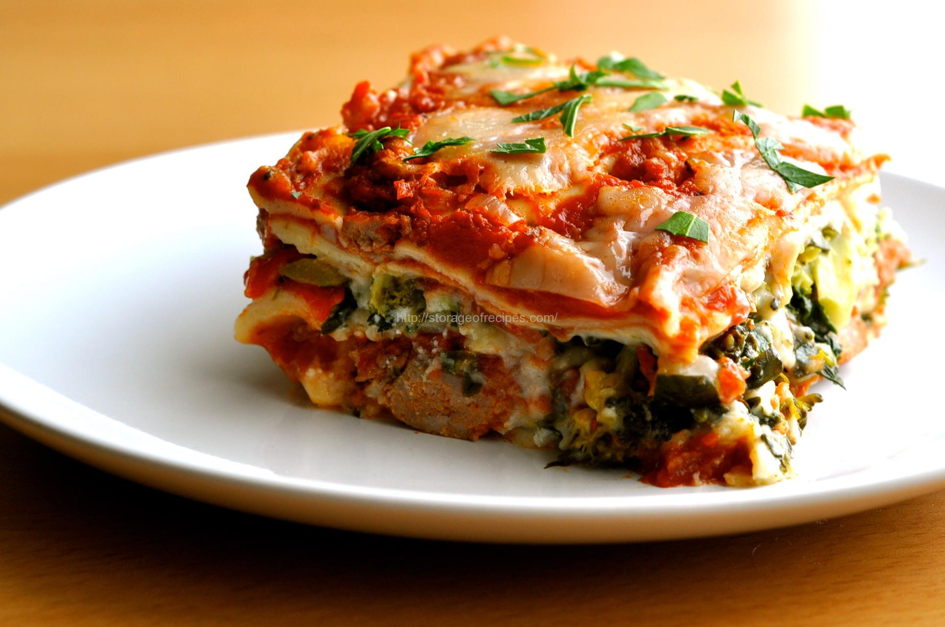Vegetarian Lasagna Recipe Spinach
 Ve able lasagna Cooking Recipe
