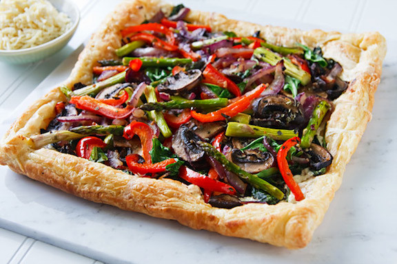 Vegetarian Puff Pastry Recipes
 Spring Ve able Tart