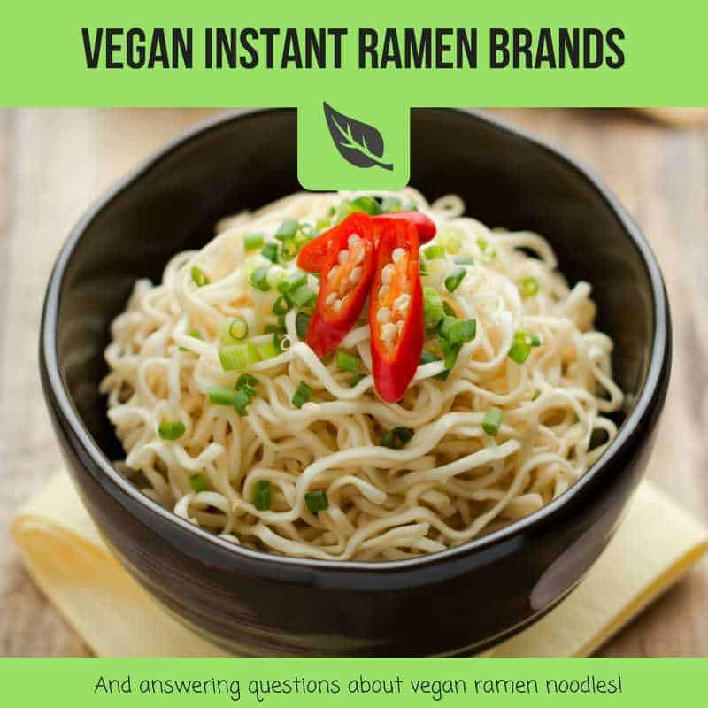 Vegetarian Ramen Noodles
 Are Ramen Noodles Vegan [5 Vegan Instant Ramen Brands in