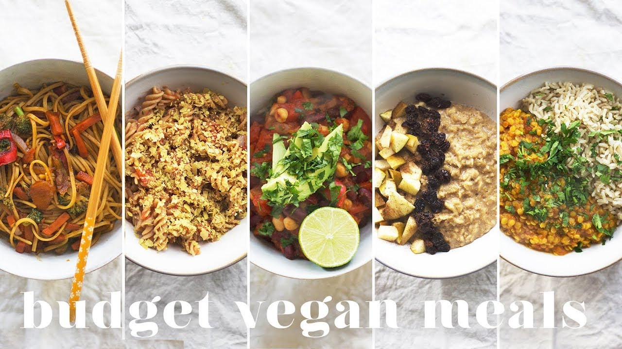 Vegetarian Recipes On A Budget
 5 VEGAN MEALS UNDER £1 $1 50