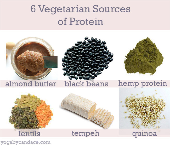 Vegetarian Sources Of Protein
 Ve arian Sources of Protein with recipes — YOGABYCANDACE
