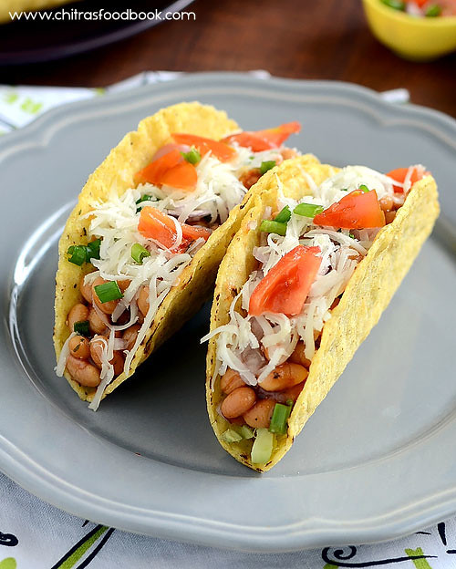 Vegetarian Taco Recipes
 Easy Ve arian Tacos Recipe With Baked Beans Recipes