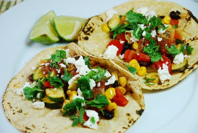 Vegetarian Taco Recipes
 Veggie Tacos Recipe – 8 Points LaaLoosh
