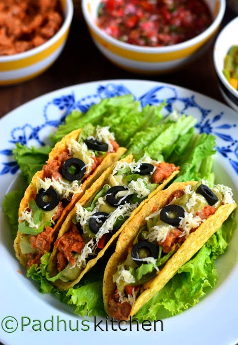 Vegetarian Taco Recipes
 Mexican Tacos Recipe Ve arian Mexican Tacos with Refried