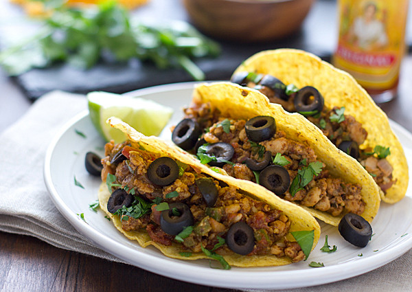 Vegetarian Taco Recipes
 Tempeh Tacos Recipe from Betty Goes Vegan