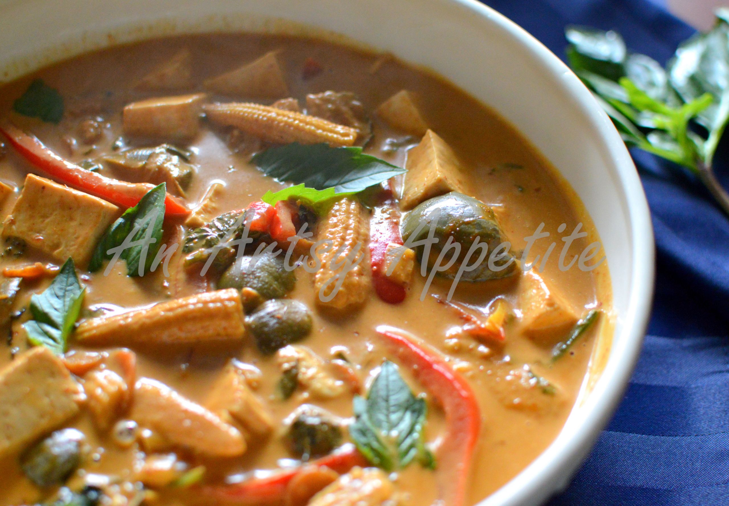 Vegetarian Thai Curry Recipes
 Thai Red Curry Recipe Ve arian – Artsy Appetite