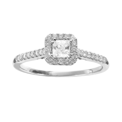 Vera Wang Diamond Rings
 Simply Vera Vera Wang Diamond Halo Engagement Ring in 14k