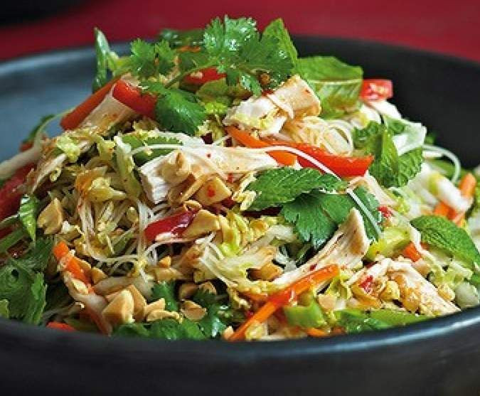 Vietnamese Chicken Salad
 Recipe Vietnamese chicken noodle salad by Mishy3 Recipe