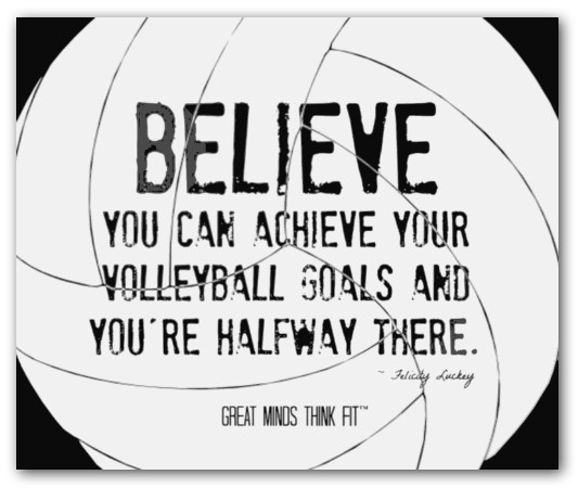 Volleyball Motivational Quote
 Volleyball Posters with Quotes for Motivation