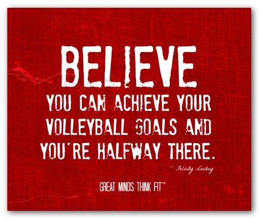Volleyball Motivational Quote
 Inspirational Volleyball Quotes QuotesGram