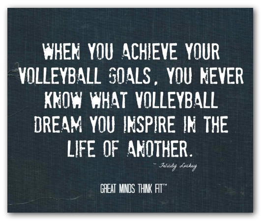 Volleyball Motivational Quote
 Inspirational Volleyball Quotes on Posters