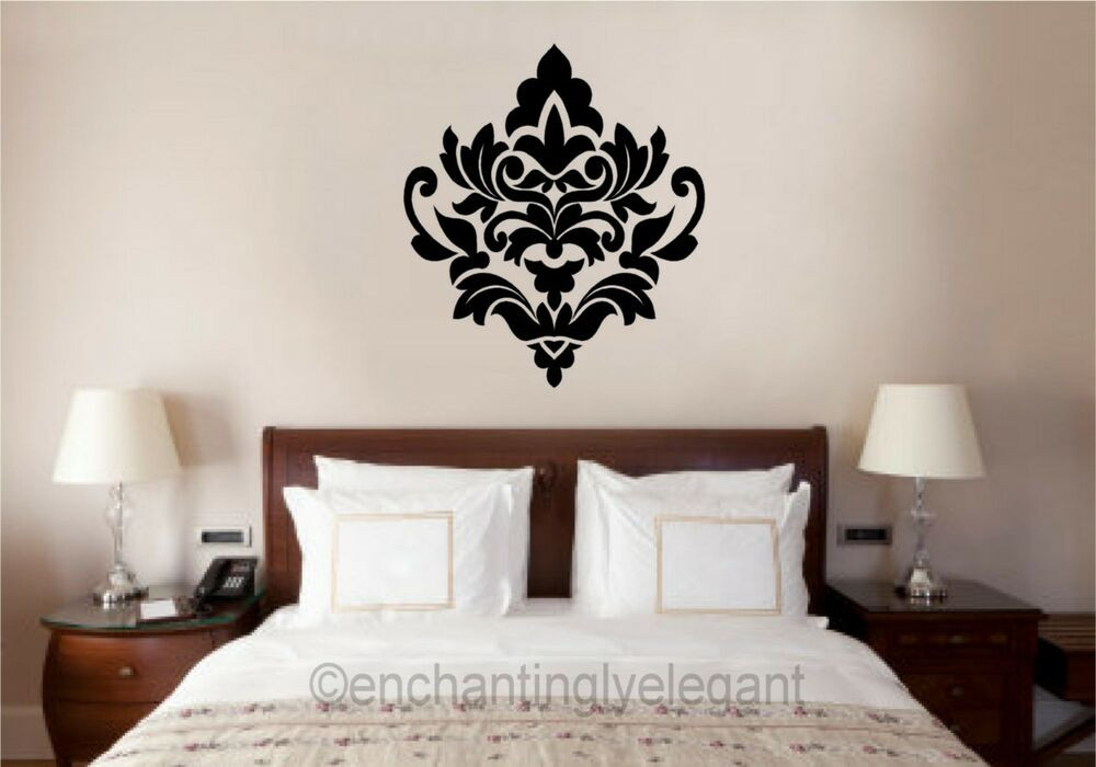 Wall Art Decals For Bedroom
 Damask Embellishment Vinyl Decal Wall Sticker Master