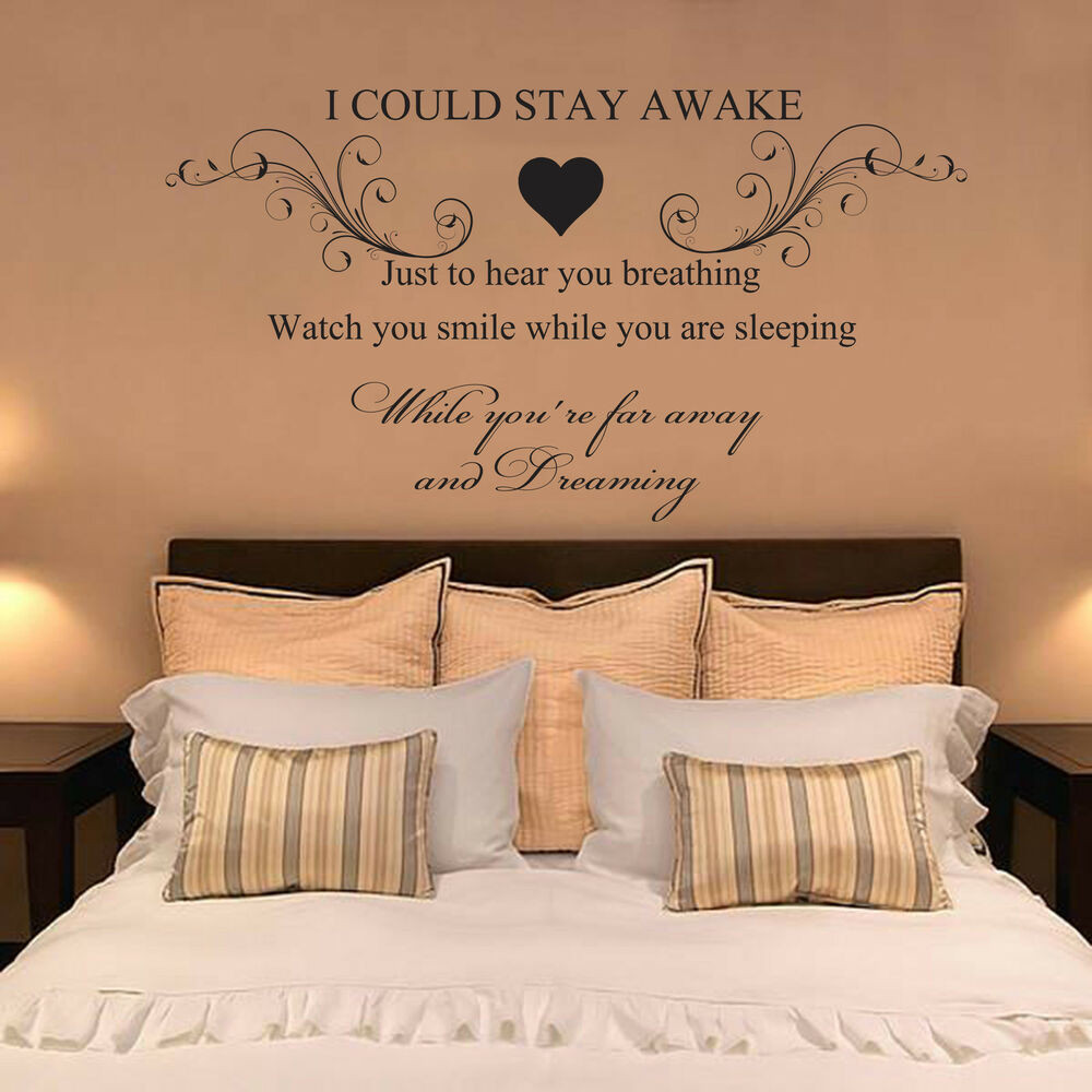 Wall Art Decals For Bedroom
 AEROSMITH BREATHING Quote Vinyl Wall Art Sticker Decal