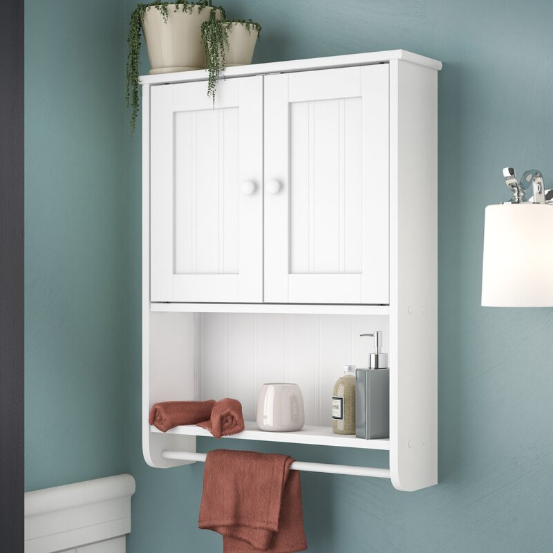 Wall Bathroom Cabinet
 19 19" W x 25 63" H Wall Mounted Cabinet & Reviews