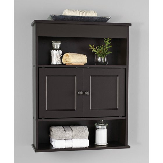 Wall Bathroom Cabinet
 Chapter Bathroom Wall Cabinet Espresso Walmart