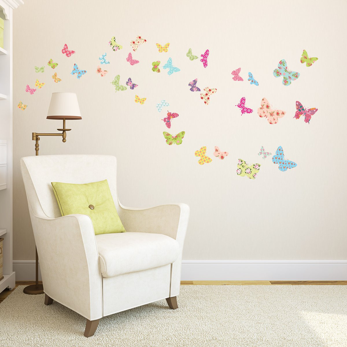 Wall Decals For Kids Bedroom
 Amazon Pretty Pastel Garden Giant Peel & Stick Wall