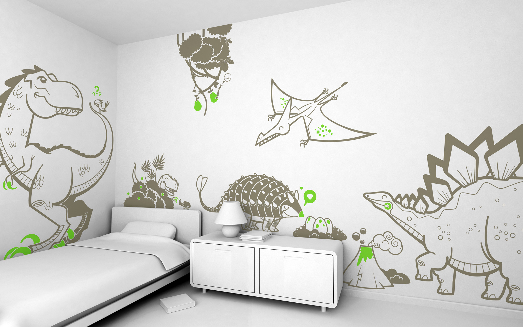 Wall Decals For Kids Bedroom
 giant kids wall decals by E GLUE Studio at Coroflot