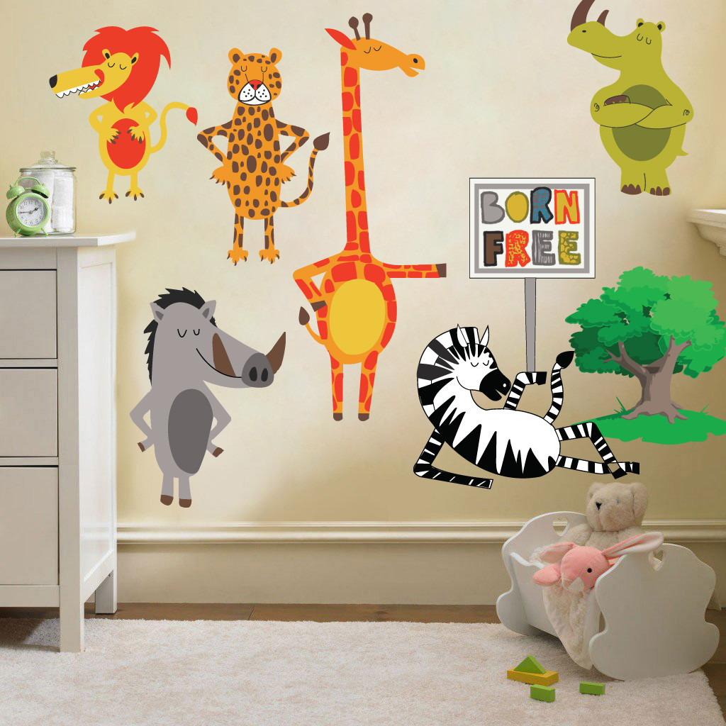 Wall Decals For Kids Bedroom
 Childrens Kids Themed Wall Decor Room Stickers Sets