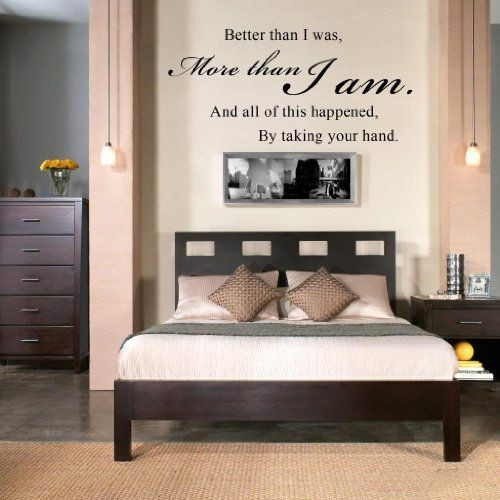 Wall Decor For Couples Bedroom
 All This Happened By Taking Your Hand Romantic