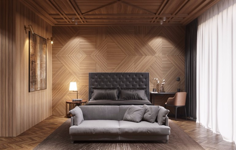 Wall Decorations For Master Bedroom
 Master Bedrooms with Striking Wood Panel Designs – Master