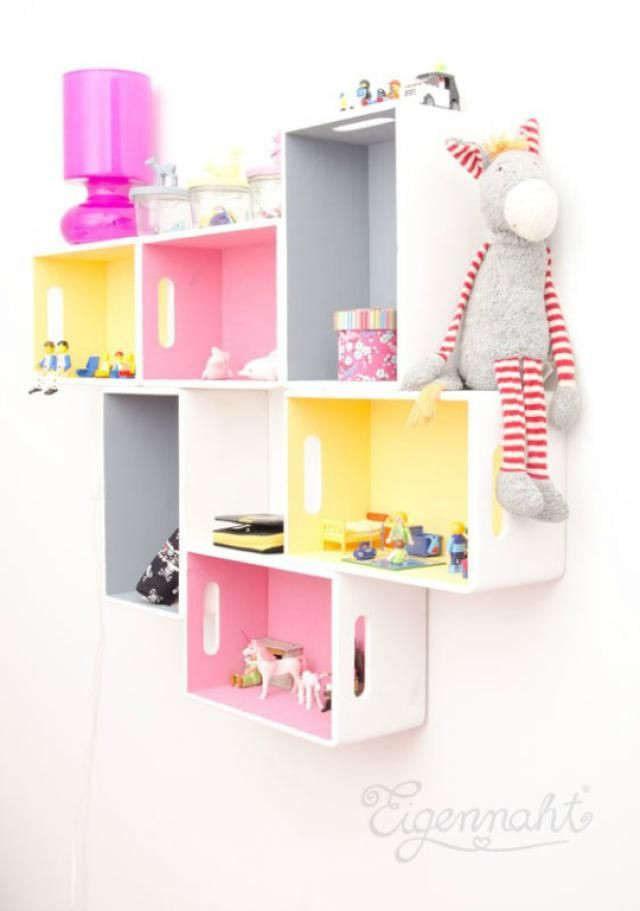 Wall Shelves For Kids Rooms
 12 DIY Shelf Ideas for Kids’ Rooms in 2019