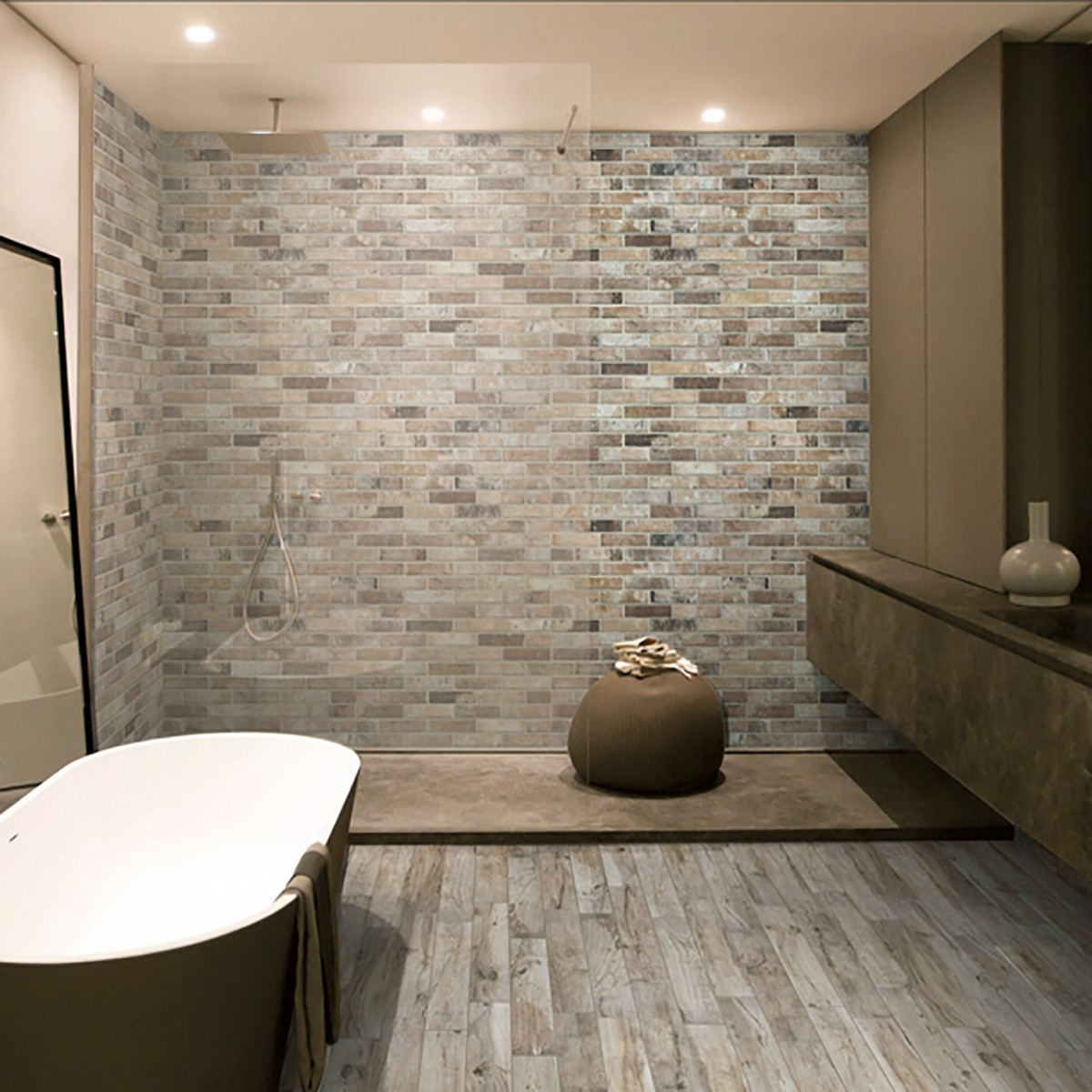 Wall Tile Bathroom
 45x7 5 Grove Cenere Tile Choice