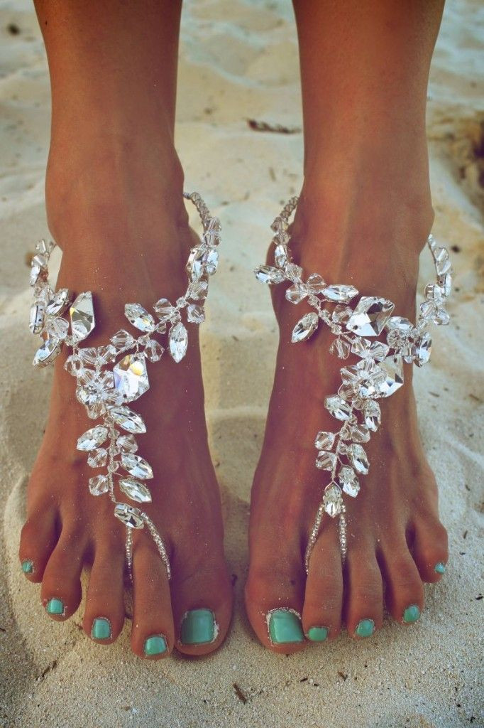 Wedding Beach Shoes
 WEDDING BAREFOOT SANDALS Perfect barefoot sandal for